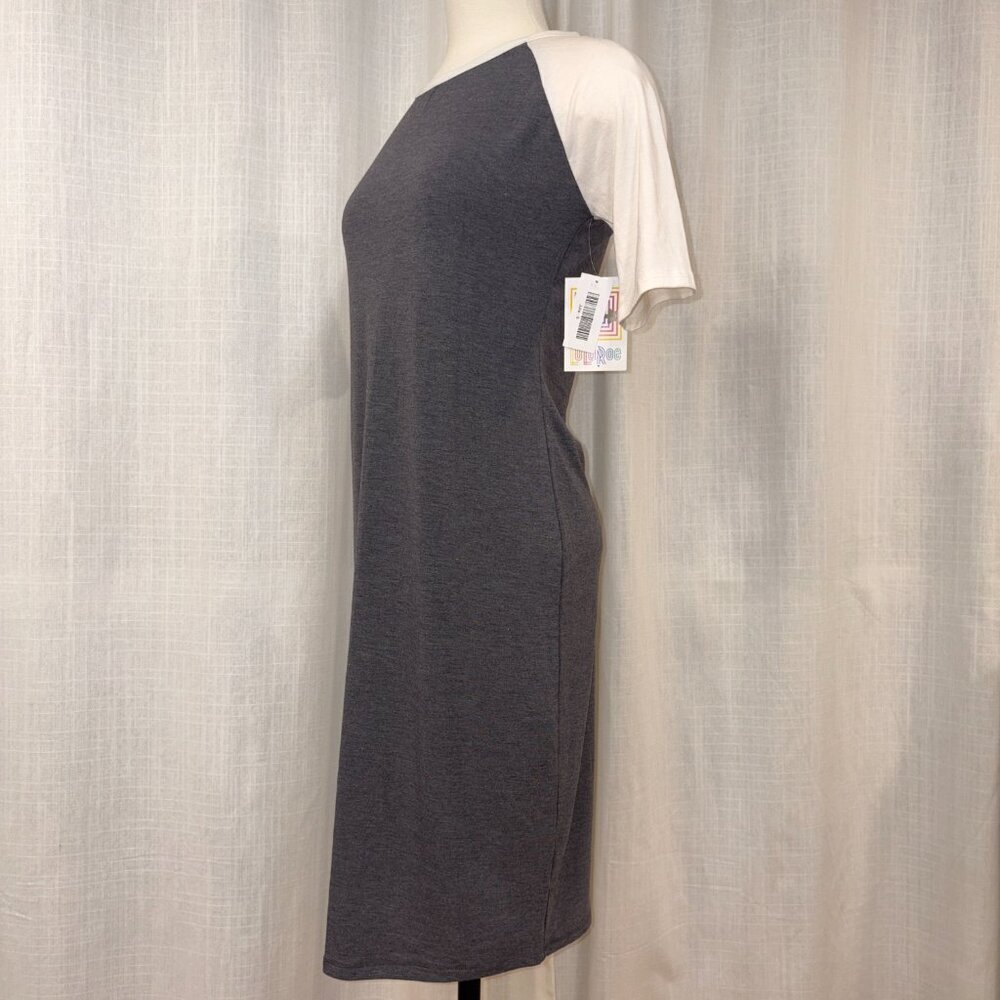LuLaRoe Julia - Bodycon Baseball Tee Dress - Super soft - Picture 3 of 9